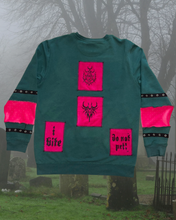 Load image into Gallery viewer, Large ghosts think I’m hot sweatshirt
