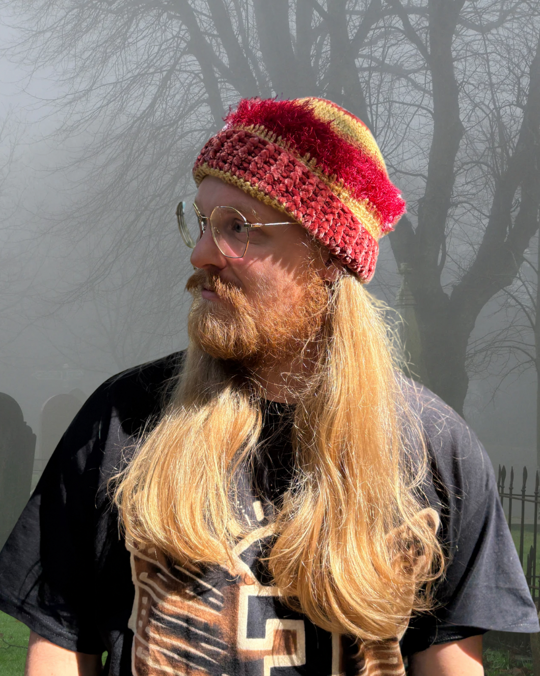 Crochet beanie 22”