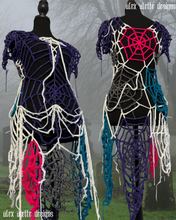 Load image into Gallery viewer, M-L dew drop spiderweb dress

