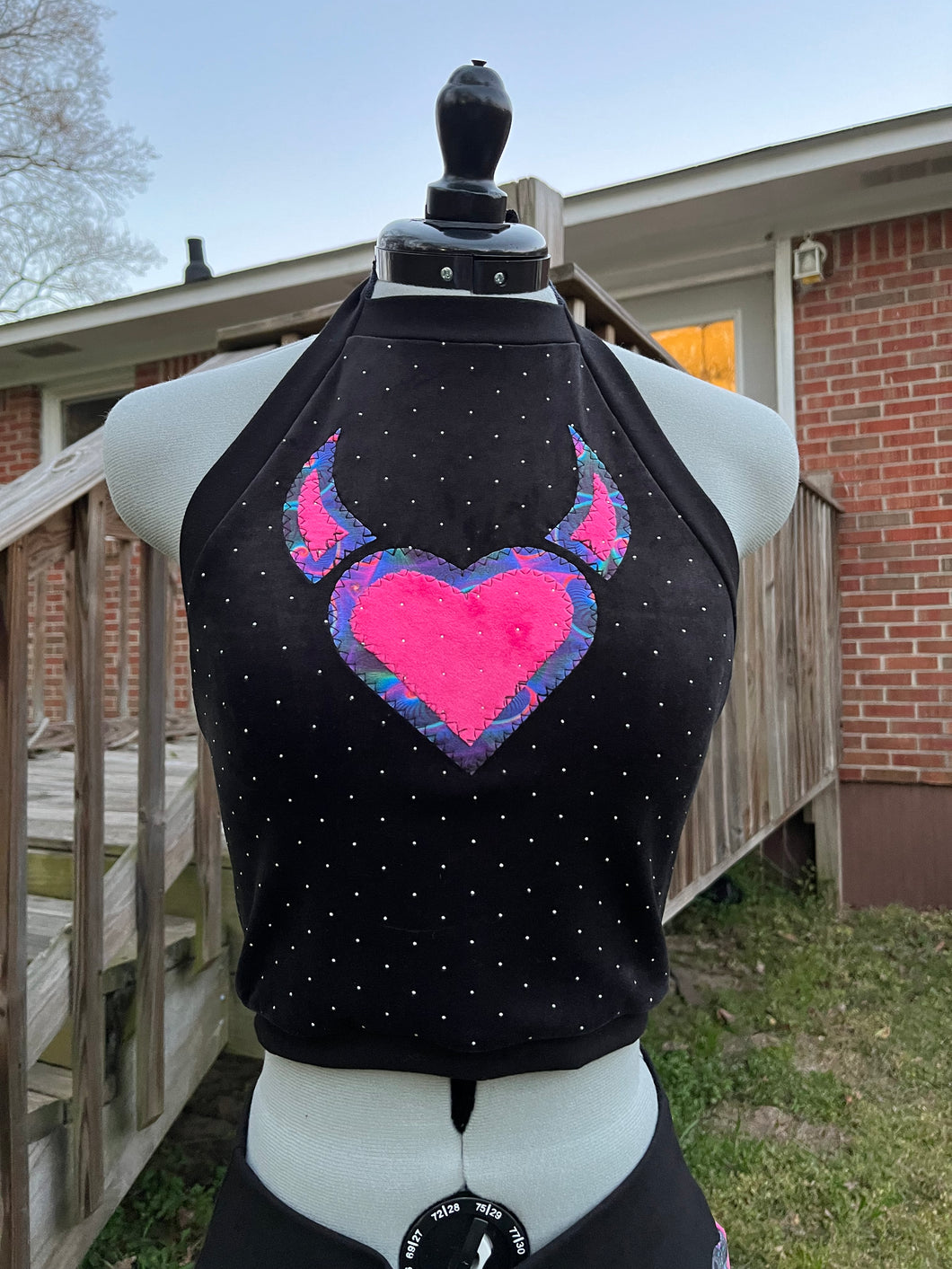 Large juicy halter top