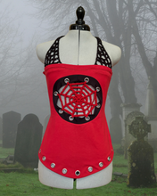Load image into Gallery viewer, S-Xl hybrid spiderweb top
