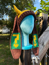 Load image into Gallery viewer, ¿ demon bunny beanie ? * 21-22”
