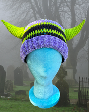 Load image into Gallery viewer, horny beanie * 22”
