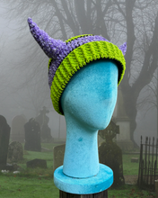Load image into Gallery viewer, horny beanie * 21-22”
