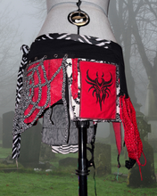 Load image into Gallery viewer, dark fae wrap skirt

