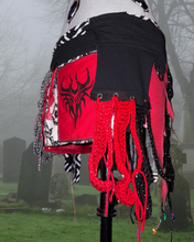Load image into Gallery viewer, dark fae wrap skirt
